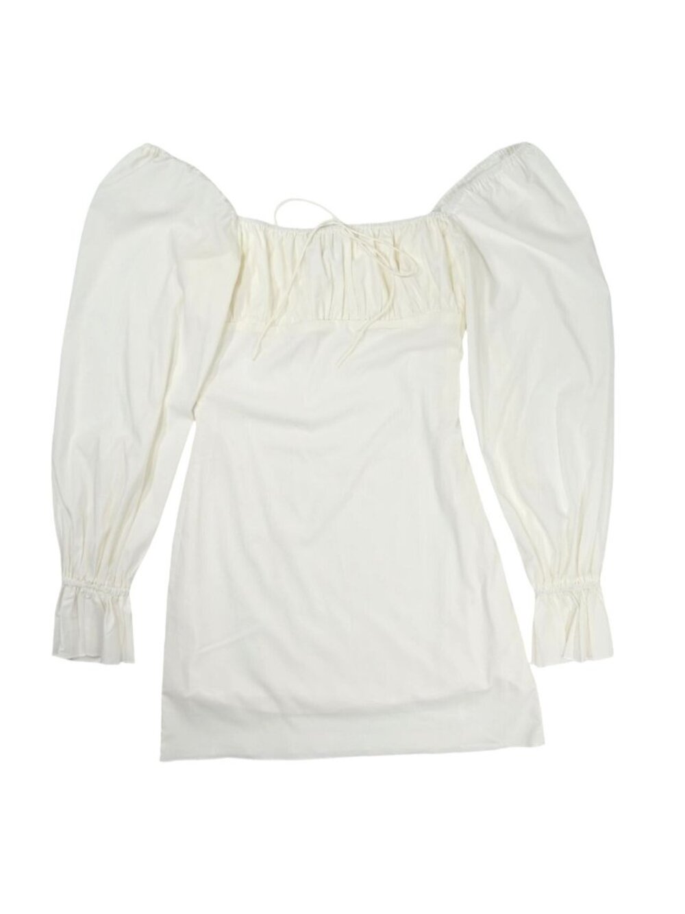 With Jean Emi Dress in White